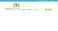 Desktop Screenshot of civilengineeringcentral.com