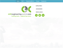 Tablet Screenshot of civilengineeringcentral.com